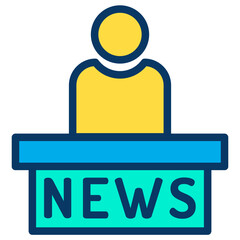 Lineal color Communication icon