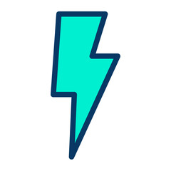 Lineal color Flash icon