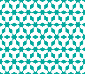Seamless geometric Arabic pattern with a modern style