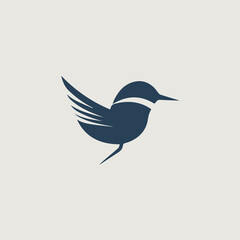 鳥をシンボリックに用いたベクター画像