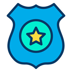 Lineal color Badge icon