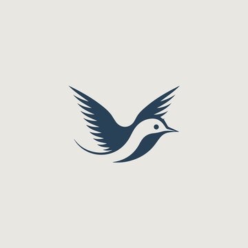 鳥をシンボリックに用いたベクター画像