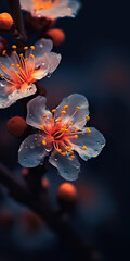 Obraz na płótnie Canvas Spring's Elegance: Cherry Blossom in Full Bloom,blossom in spring,cherry blossom on a branch