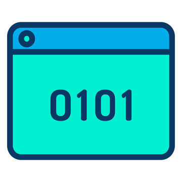 Lineal color Web Coding icon