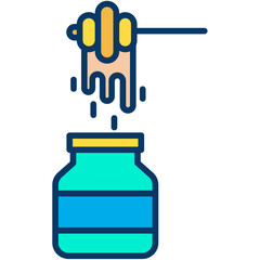 Lineal color Honey icon