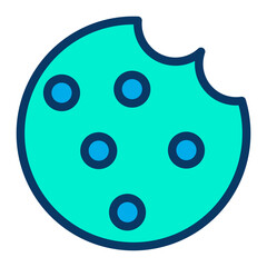 Lineal color Cookie icon