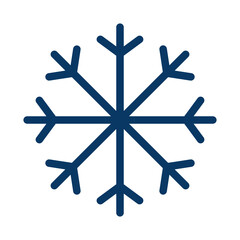 Lineal color Snowflakes icon
