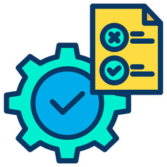 Lineal color Setting pencil icon