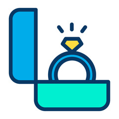 Lineal color Ring icon