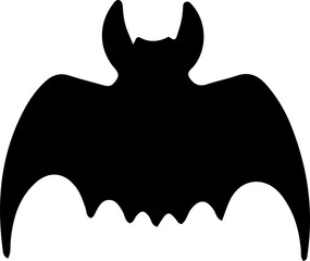 Halloween bat silhouette svg