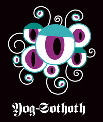 MONSTRE V2 Lovecraft CTHULHU Yog Sothoth tas d'œils grand ancien 1