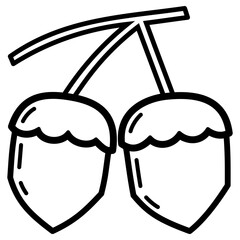 Acorns Vector Illustration 