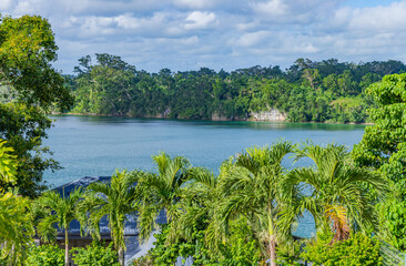 Waters in the blue lagoon