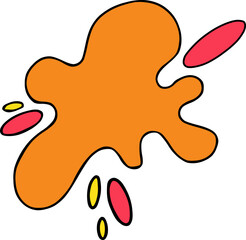 Pastel Abstract Organic Illustration