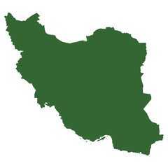 Vector map of Iran