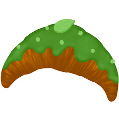 Green tea Croissant Bakery