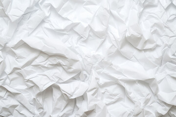 Obraz premium white crumpled paper texture background 