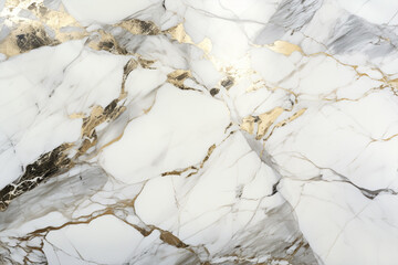 White gold marble texture pattern background  