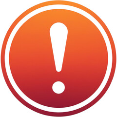 Warning sign icon