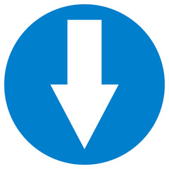 Downward Sign
