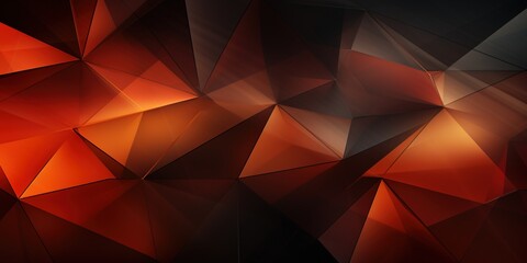 Fiery red brown burnt orange copper black abstract background. Geometric shape. Color gradient. - obrazy, fototapety, plakaty