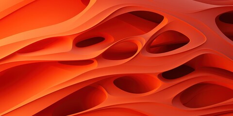 .Red orange coral abstract background for design. Geometric shape.