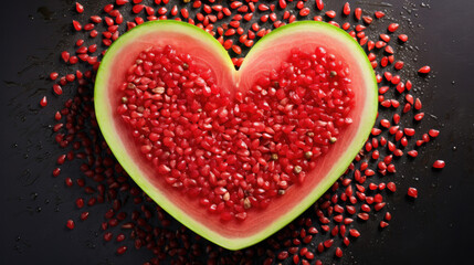 heart shaped fruit