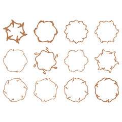 simple shape decorative ornament frame