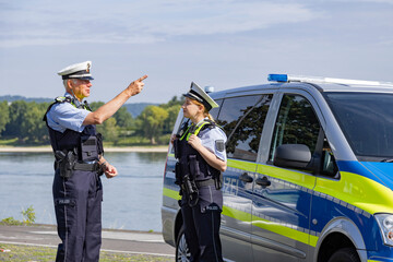 Polizisten im Einsatz