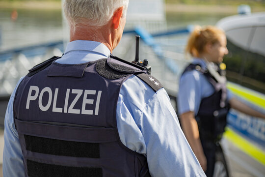 Polizisten im Einsatz