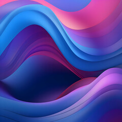 Abstract modern shape digital blue and purple background of waves. High-resolution