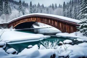 bridge in the forest