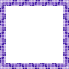 Purple tile frame, Mosaic tile frame or background, Tile background, Seamless pattern, Mosaic seamless pattern, Mosaic tiles texture or background. Bathroom wall tiles, swimming pool tiles.