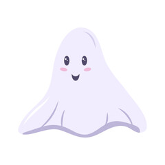 Obraz premium Cute Halloween spirit. Vector illustration