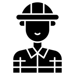 Vector Icon Firefighter, Avatar, Fireman, Safety, Safety