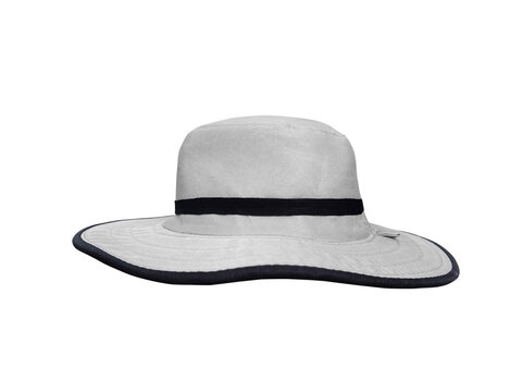 White vintage cloth hat isolated PNG transparent