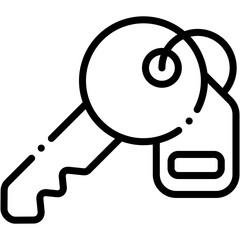 Vector Icon Room Key, Key, Keys, Hotel, Hostel, Access