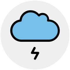 Cloud storage icon symbol vector image. Illustration of the database server hosting cloud system digital design image