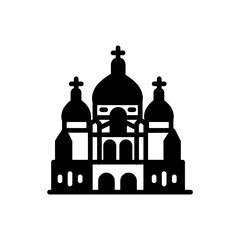 Sacré Coeur icon in vector. Illustration