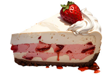 Sweet Strawberry Cake (anime style)