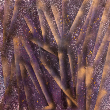 Painting of Ethereal Purple Hues