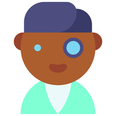 Obraz premium Vector Icon Mutant, Super Power, Cultures, Superhero, User, Avatar