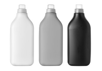 set of  plastic bottle