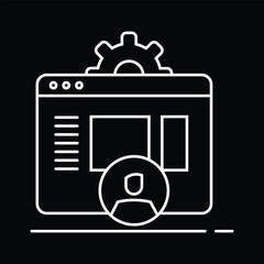 User Account Control icon. User Settings,.Profile Configuration,.Personalization Options,.Account Preferences.