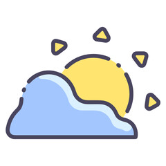 Cloud storage icon symbol vector image. Illustration of the database server hosting cloud system digital design image