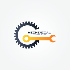 Mechanic logo in vector ready to print form free download 