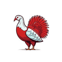 Turkey hand-drawn illustration. Turkey. Vector doodle style cartoon illustration