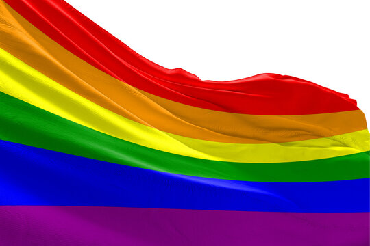 Colorful rainbow gay pride flag, lgbt flag, LGBT flag