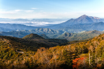 福島県　五色沼周辺の紅葉