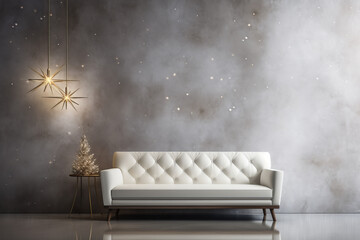 Obraz premium living room with sofa, Generative AI